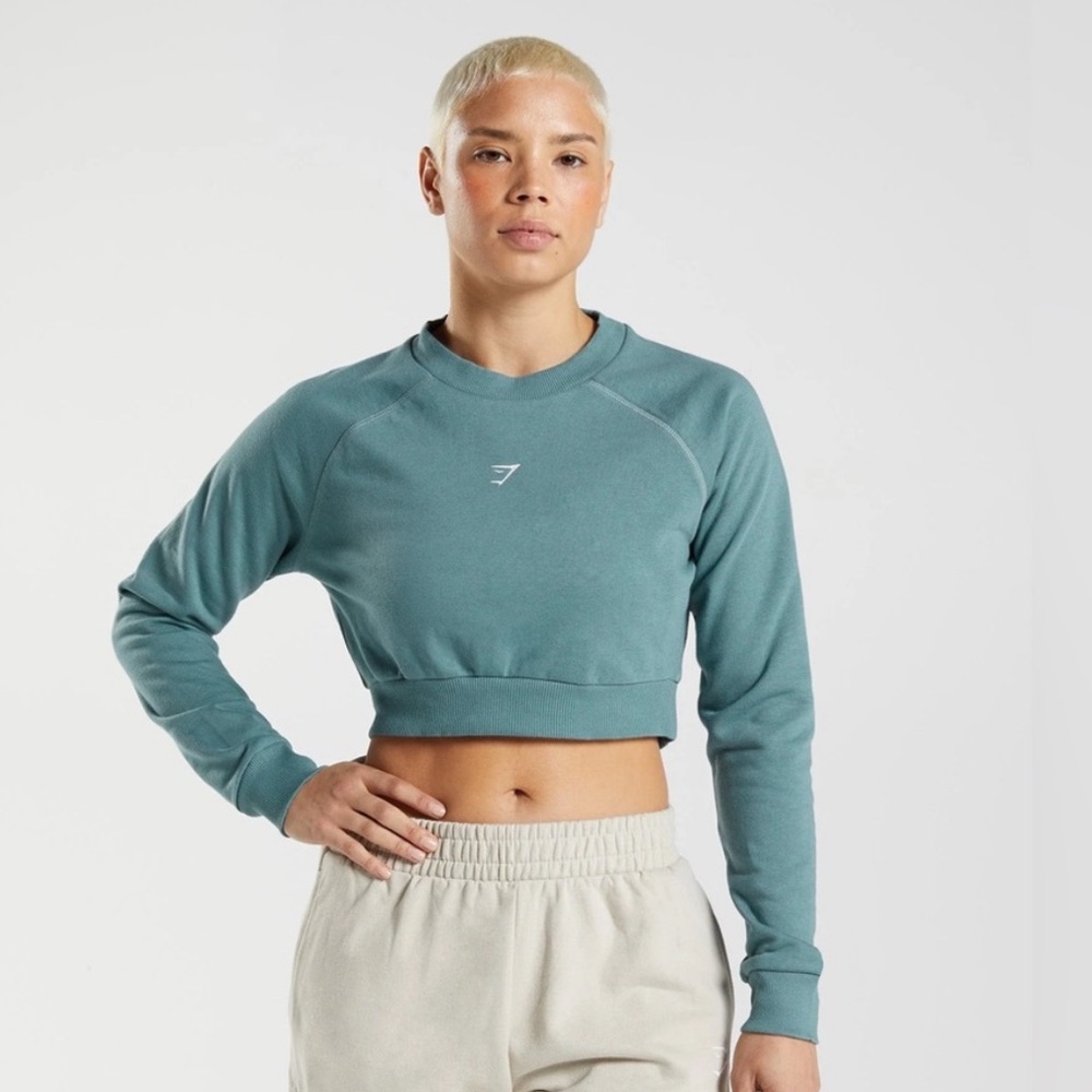 Gymshark cropped training sweater